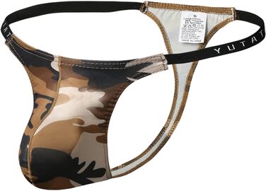 Танга чоловічі Faringoto, камуфляж, низька посадка, XL, 4 шт.
