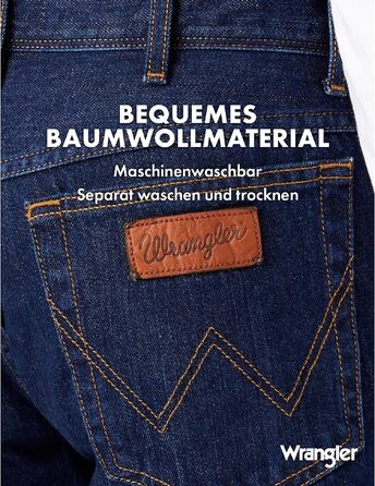 Чоловічі джинси Wrangler Texas Stretch W121XU13M заужені (Tapered), колір Darkstone, розмір 38W/36L