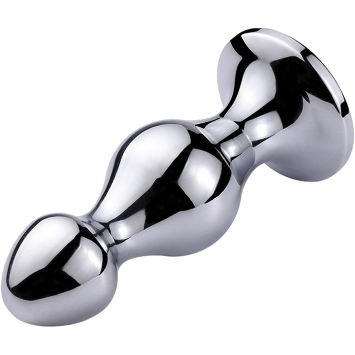 Анальний плагін Qodpxxi 3 Stile Extra Lang з металу з діамантовою основою. Стимулятор G-точки, масажер простати. Іграшки для дорослих для чоловіків та жінок.