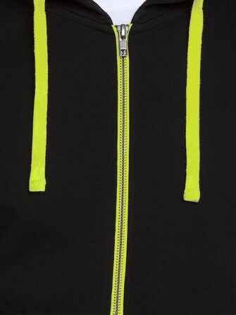 Чоловіча толстовка-худі на блискавці Jack & Jones Jjeholmen Noos, чорна (Reg Fit, XXL)