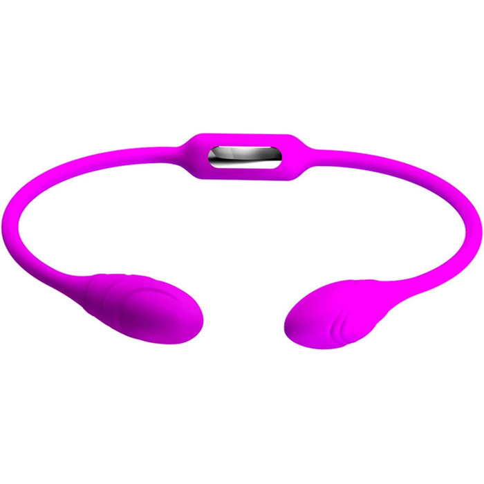 Вібраційний яйцеподібний масажер для жінок з 12 режимами вібрації - двійний мотор, стимулятор клітора, тихий та потужний