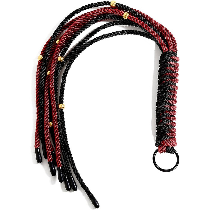 Набір для БДСМ: батіг з червоно-чорного плетіння, пензлики, для дорослих, секс-іграшки, бондж