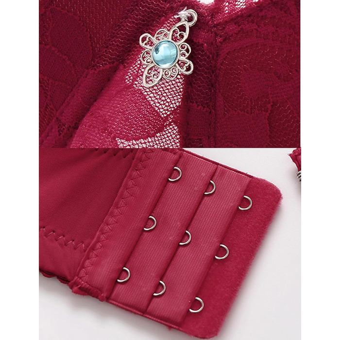 3 шт. Комплект класичних мереживних бюстгальтерів BHS для жінок з кісточками, спортивний пуш-ап, регульований бюст, комфортний, безшовний, з підкладкою, сексуальний, для тренувань, сну, нижня білизна, 80B