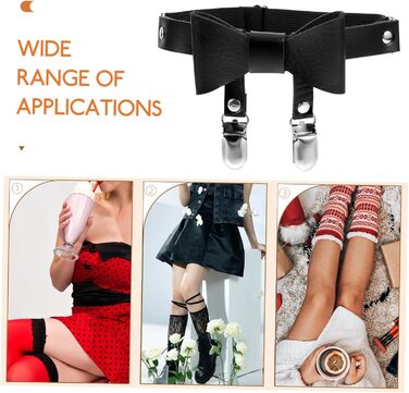 Жіночі нагріваючі гетри-тримачі DEARMAMY (3 шт., чорний)