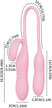 Анальні вібратори Xuomt з трьома головками, пульсація, дистанційне керування, стимулятор клітора та вагінальний масажер для пар та жінок