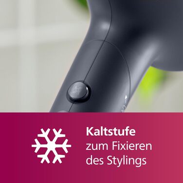 Фен для волосся Philips 5000 Series BHD510/20 з іонізацією та ThermoShield, 2300 Вт, металік-блакитний, з дифузором та насадками для стайлінгу