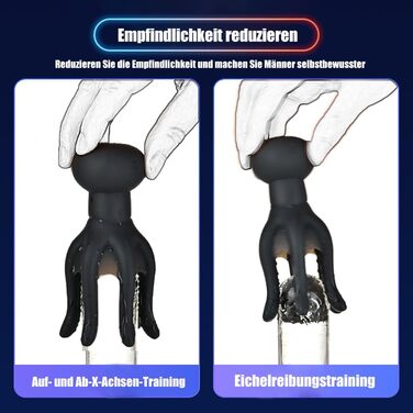 Електричний масажер для чоловіків Jpscor – вібраційний стимулятор з 10 режимами, силікон, для пар