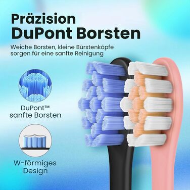 Електрична сонічна зубна щітка Oclean Flow Gift Set, 5 режимів, водонепроникна IPX7, біла (набір з дорожнім футляром та 6 насадками, до 180 днів роботи від одного заряду)