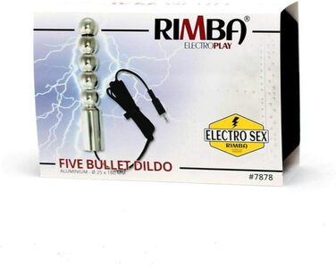 Дильдо з металу срібного кольору, 1 шт. - Erotic Fashion RA7877