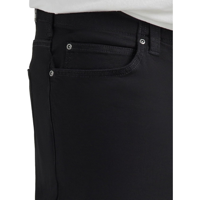Чоловічі джинси Lee Extreme Motion Relaxed Straight Big and Tall, чорні (44W / 28L)