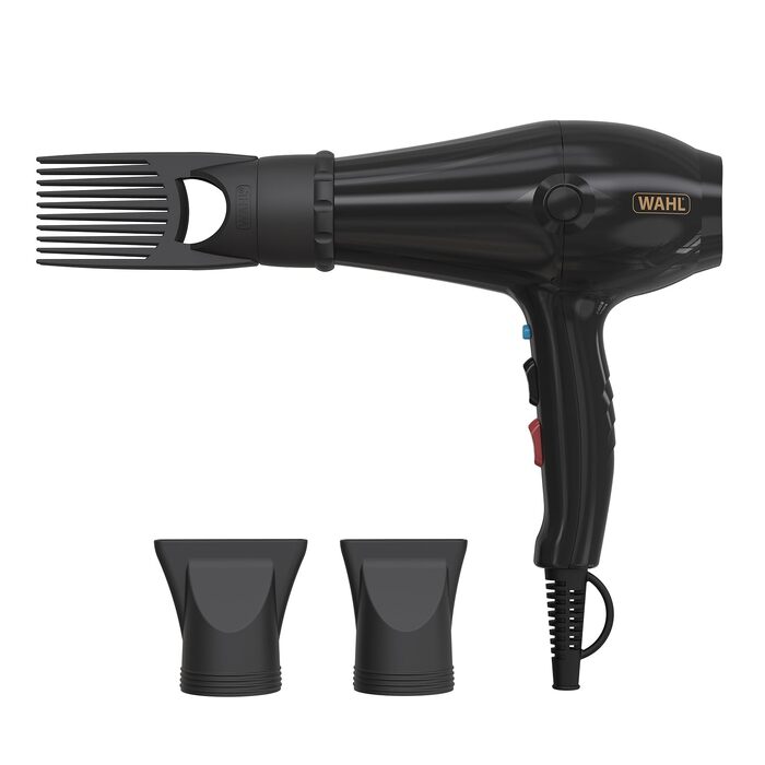 Фен для волосся WAHL PowerPik 5000 для афро-кучерявого волосся з насадкою-піком, 3 температурні режими, ефект анти-фриз