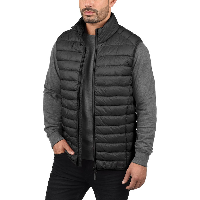 Чоловіча стібана жилетка Blend BHNille Outdoor чорного кольору, розмір XXL (70155)