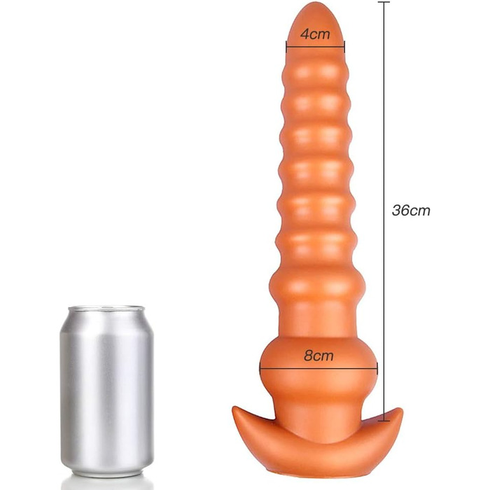 Анальні кульки Super Lange, анальний плагін з рідкого силікону, аналдільдо з витонченою основою, секс-іграшка для початківців та досвідчених користувачів Roluck