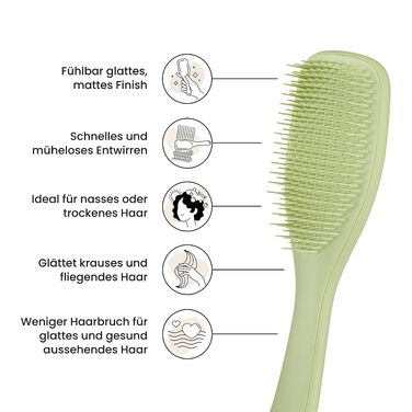 Щітка для волосся Tangle Teezer Ultimate Detangler для вологого та сухого волосся всіх типів, оливкова