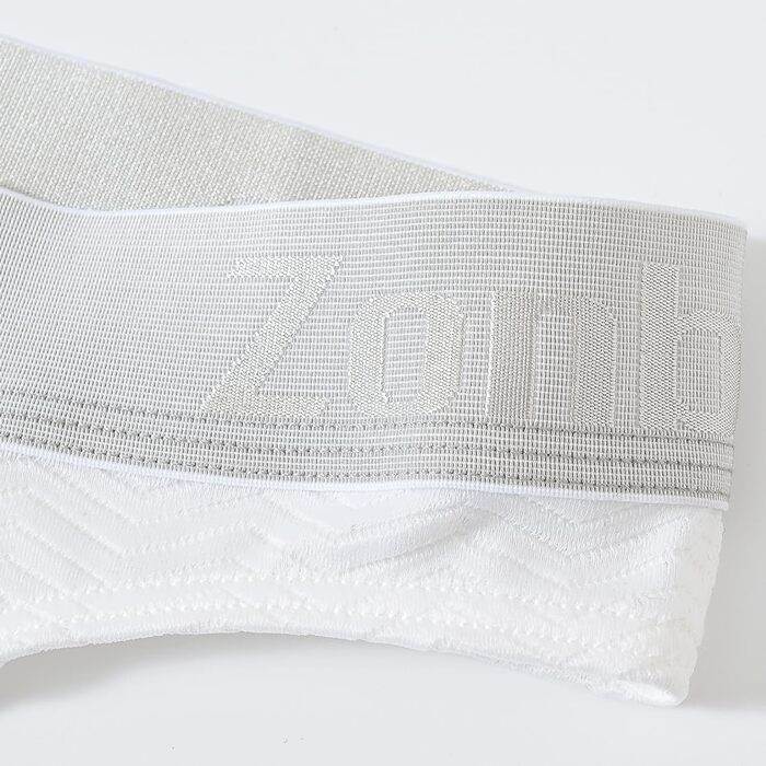 BIATWOWR чоловічі стрінги з вирізом на спині, сексуальна білизна, дихаюча та зручна, для чутливої шкіри, темно-червоно-біло-чорна (білий, M)