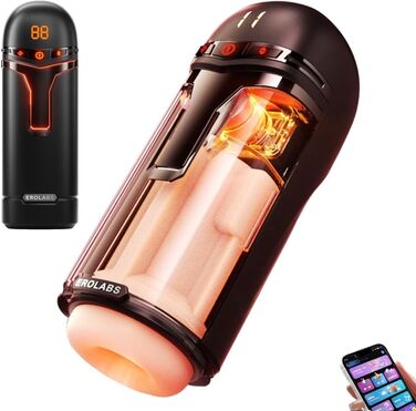 Електричний мастурбатор Jpscor з функцією APP, телескопом та вібрацією для чоловіків