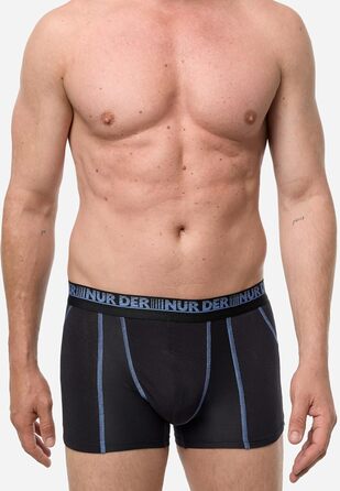 Боксер чоловічий 3 шт. 3D-Flex Air, бавовна, чорний/джинс, чоловіча білизна