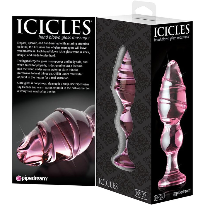 Прикраси Pipedream Icicles Рожеві, 15 см - Унікальні та елегантні