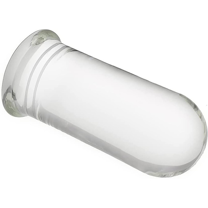 Скляний анальний дildo SAUVASFZ з сукупником, 4-6 см, для масажу простати та анального секса