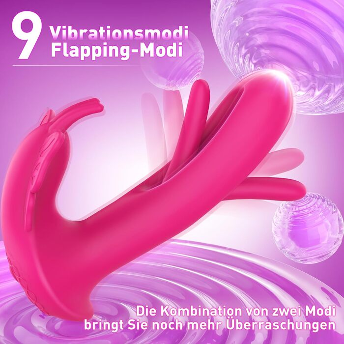 Вібратор для жінок G-точка та клітора - секс-іграшка з 9 режимами вібрації, 4в1, кролик, рожевий