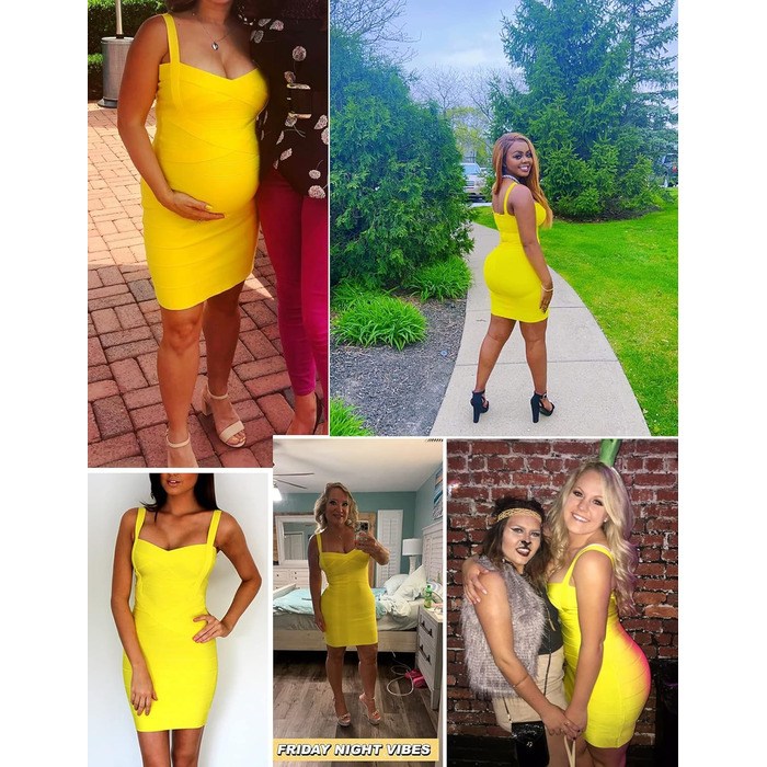 Жовте боді-плаття Meilun з тканини Rayon, без рукавів, розмір XL