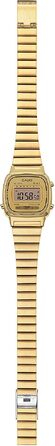 Жіночий наручний годинник Casio Vintage Digital LA670WGA-9DF, кварцовий, золотистий сталевий браслет