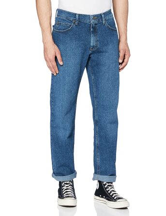 Чоловічі джинси LEE Regular Straight Fit Legendary, колір Pepperstone, розмір 34W/32L