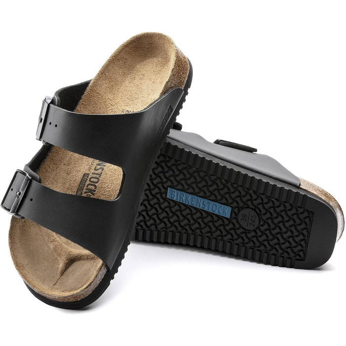 Сандалі професійні Birkenstock Arizona PROF BF вузькі, чорні, розмір 38 EU