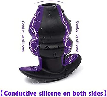 Вібруючий анальний плагін з електричним шоком, кільце для статевого члена та кільце для головки, анальний розширювач, вібруючий статевий іграшок для чоловіків