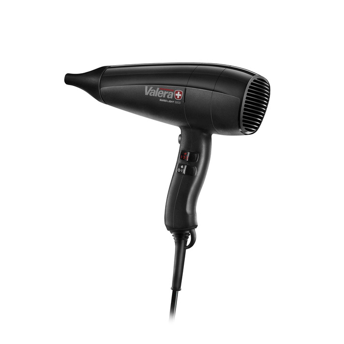 Професійний фен для волосся Valera Swiss Light 3200, 1600 Вт, 3 температурні режими, з кнопкою охолодження та Super-Flex кабелем, Swiss Made