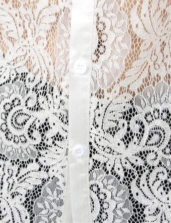 Чоловіча сорочка сітка Bollrllr, прозора, мереживна, для вечірок та клубів