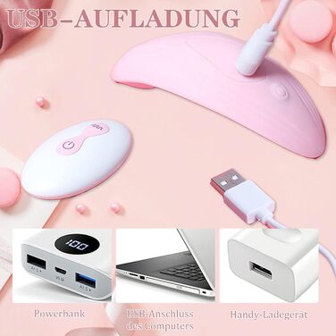 Вібратор-метелик TYDAY Ultradünn для жінок: 10 режимів, дистанційне керування, тихий, потужний стимулятор