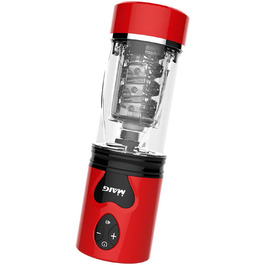 Автоматичний електричний статевий аксесуар для чоловіків з 5 телескопічними функціями та 3 швидкостями, з 3D силіконовою вагіною