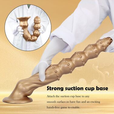 Анальний дилатор Yasexx GiantDildo з присоскою та стимулятором G-точки (L)