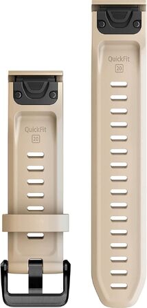 Силіконовий ремінець Garmin QuickFit 20мм для серій fenix, epix, Descent, D2 та Approach (Кремовий, оригінал)