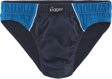 Спортивні штани чоловічі e Jogger з контрастними вставками та панелями, комфортні в носінні, 6 X Marine / кольорові вставки (8, Navy, Grey)