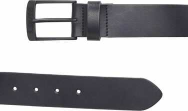 Чоловічий шкіряний ремінь Levi's New Duncan, колір Caviar, розмір 105
