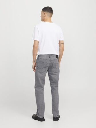 Чоловічі завужені джинси Jack & Jones JJIMIKE JJORIGINAL сірого кольору (32W / 32L)