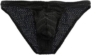 Чоловічі труси-стрінги Faringoto з сітки, чорні, розмір M, дихаючі, сексуальні