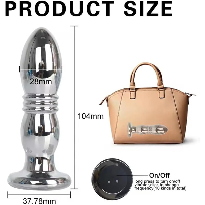 Анальні вібратори Qhysin з пультом дистанційного керування: 10 режимів, для чоловіків та жінок, стимулятор простати, секс-іграшки