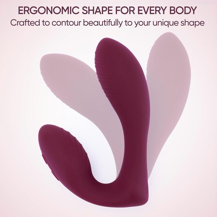 Вібратор для жінок SELOVE з пультом дистанційного керування, Wearable, гнучкий наконечник (Deep Purple)