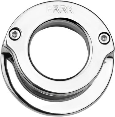 Чоловічий пояс для контролю (кайдани) з нержавіючої сталі - металевий когтей для статевого члена з регульованим замком - набір для кайданів BDSM з кільцями для статевого члена, для чоловіків (L 43 мм)