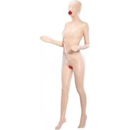 Штанфляури з латексу DDINGHOONQPODFR, жіночий/чоловічий костюм CatSuit, повний латексний комбінезон, білий, регульований