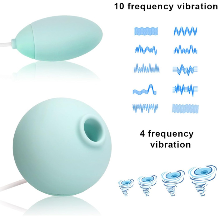 Вібруюче яйце для дорослих: міні-іграшка для жінок, вібруючий масажер G-точки, 10 режимів, силіконовий вібратор, секс-машина