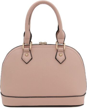 Жіноча сумка-сатчел FashionPuzzle Dome Satchel у кольорі припилений рожевий (Dusty Pink)
