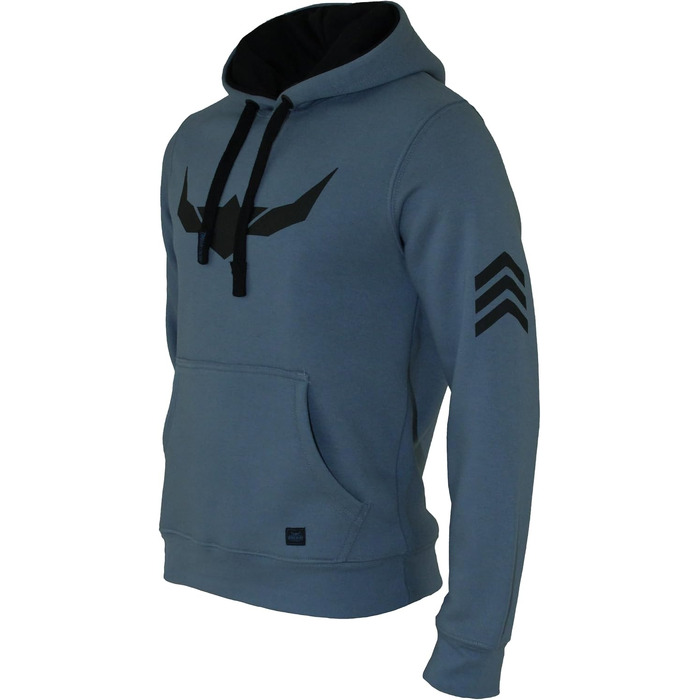 Чоловічий худі ROCK-IT Apparel Urban Streetstyle з капюшоном та флісовим начосом, камуфляж Dark Camo (Coronet Blau), розмір 3XL