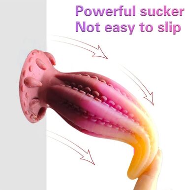 Jixaxe Октопус-вібратор з 10 щупальцями, анальний дildo з реалістичного силікону, для чоловіків та жінок