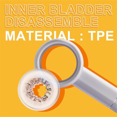 Електричний мастурбатор для чоловіків Sumeber: автоматичний стакан з телескопічною функцією, білий