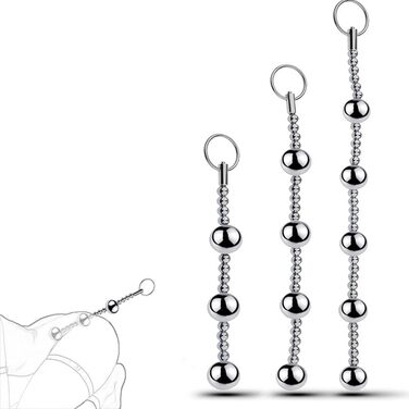 Анальні намиста з нержавіючої сталі з кільцем для булавки, анальні кульки, анальна ланцюжок, анальний плагін, металеві вагінальні кулі, сексуальні іграшки для жінок, сексуальні продукти для дорослих, 25 мм анальна ланцюжок з 5 намистин
