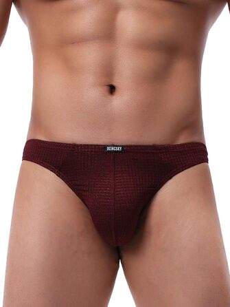 Сексуальна чоловіча танга iKingsky (4 шт. в упаковці) - еластичний матеріал, XL